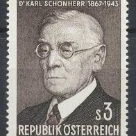 Österreich Mi. Nr. 1234 Karl Schönherr * * <