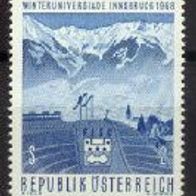 Österreich Mi. Nr. 1257 Winteruniversiade in Innsbruck * * <