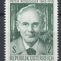 Österreich Mi. Nr. 1267 Peter Rosegger * * <