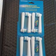 Universal Ersatzbürstenköpfe für elektrische Zahnbürsten 8Stück NUR 6,89€ Versand 0€