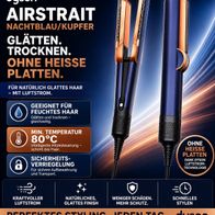 Dyson Airstrait Nachtblau/Kupfer geeignet fér feuchtes Haar - Kaufen