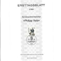 Bund ETB 2/1984 Philipp Reis MiNr. 1198 M€ 0,40 Y4