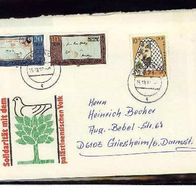 DDR Brief MiNr. 2646-47 u. 2743 kpl. auf Sonderumschlag M€ 3,20 Y28