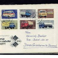 DDR Brief MiNr. 2744-49 kpl. auf Sonderumschlag M€ 8,80 Y36