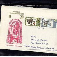 DDR Brief MiNr. 2733-34 kpl. auf Sonderumschlag M€ 1,50 Y38