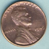 USA 1 Cent 1949