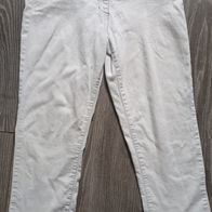 Jeans 3/4 Hose von Bexleys Woman Gr.38/40 Stretch Glitzer