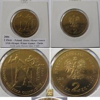 2006, 2 Zloty-XXth Olympic Winter Games- Turin 2006