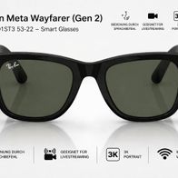 Ray-Ban Meta Wayfarer (Gen 2) RW4012 601ST3 53-22 - Smart Glasses - Kaufen