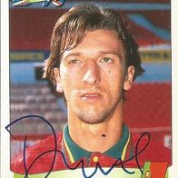 Dimas - Portugal - Panini Euro 96 - signiert - LOOK !!!