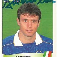 Amedeo Carboni - Italien - Panini Euro 96 - signiert - LOOK !!!