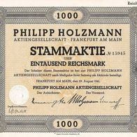 24x Philipp Holzmann 1000 RM von 1941