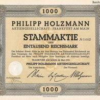 2x Philipp Holzmann 1000 RM von 1933