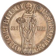 Paderborn-stadt Silbermedaille 1936 v. Roth zum 1100 jährigen Jubiläum
