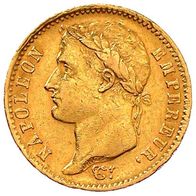 Frankreich 20 Francs 1808 A Goldmünze 6,45 g. Napoleon I. (1804-1814/15)