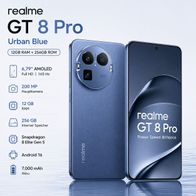 Realme GT 8 Pro 16GB 512GB Urban Blue 6,79 Zoll Full HD 165 Hz 200 MP 16 GB RAM