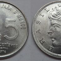 Brasilien 5 Centavos 1976 "F.A.O." ## S15