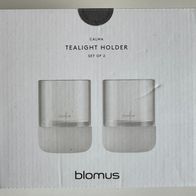 blomus "CALMA" - 2er-Set Windlichter / Teelichthalter NEU & OVP!