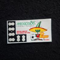 Ü - Ei Beipackzettel EU 1986 Piqué / Fussball Mexiko 86