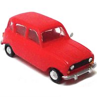 Renault R4 ´74 - ´88, rot, 3D-Druck, Ep4, Mundo Camion, Spur N