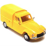 Citroen Acadiane 6/400 ´78 - ´87 Kasten, gelb, 3D-Druck, Ep4 Mundo Camion, Spur N (1)