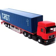 MAN F90 ´86 HD, Container-Sz., rot-dunkelblau Cast, Ep4 Lemke MiNis / Herpa Spur N