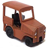 Pomßen DFZ 632 ´65 - ´89,  Industrie-Zugmaschine, braun, Kleinserie, Ep3, C&F, Spur N