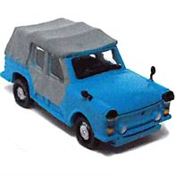 IFA Trabant 601 F ´80, Kübel, zu, blau, Kleinserie, Ep4, panzer-shop, Spur N