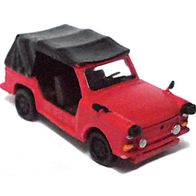 IFA Trabant 601 F ´80, Kübel, halb zu, rot, Kleinserie, Ep4, panzer-shop, Spur N