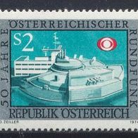 Österreich Mi. Nr. 1464 / 50 J. Österr. Rundfunk * * <