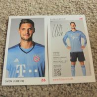 Sven Ulreich -- Bayern München -- 2015/16 -- Autogrammkarte aus Privatsammlung -al-