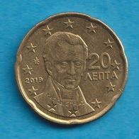 Griechenland 20 Cent 2019