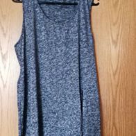 Sportliches Damen Tanktop Coolrun by Adome Grau Seitliche Öffnung XXL (EU 44)
