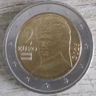 2 Euro Österreich 2025 oder 2026 vorzüglich aus Umlauf vz Bertha Sutnner Austria