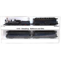 4-4-0, 703, B&O, Dampfzug, blau, analog, Bachmann, Ep1, Spur N