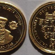 Münze / Medaille : 525 Geburtstag Martin Luther Gold