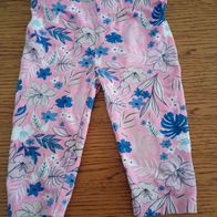 3/4-Leggings rosa Blumen 92 Palomino