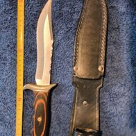 Jagdmesser Nieto 440C mit Lederscheide