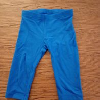 3/4-Leggings blau Uni 92 Palomino