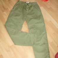 Havaianas Hose khaki teils Gummibund Gr M Stickerei hinten