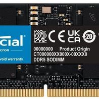 Crucial 16GB DDR5-4800 CL40 (CT16G48C40S5)