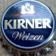 Kirner Weizen silberner Rand 2016 Brauerei Bier Kronkorken Kronenkorken in unbenutzt