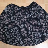 Rock Midirock Gr. 46 schwarz weiß rose Marke Chillytime