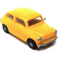 Fiat 600 ´55 - ´69, gelb, 3D-Druck, Ep3, Mundo Camion, Spur N