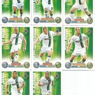 8 Match Attax Cards - Borussia Mönchengladbach - TOPPS 08/09