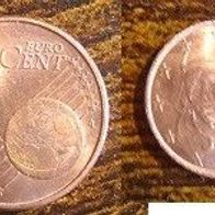 Münze Frankreich: 1 Euro Cent 2024