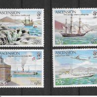 07) Ascension 1980 Schiffe Mi. Nr. 259-62 kpl. Satz postfrisch