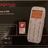 Seniorentelefon Hagenuk fono e 100 Handy, weiß, Großtastenhandy; Telefon für Senioren