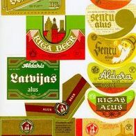 ALT ! Bieretiketten Brauerei Aldaris Riga Lettland (mit Sowjetunion UdSSR GUS CCCP)