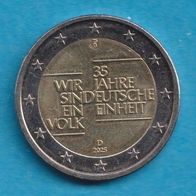 Deutschland 2 Euro 2025 G Wir sind das Volk - Einheit